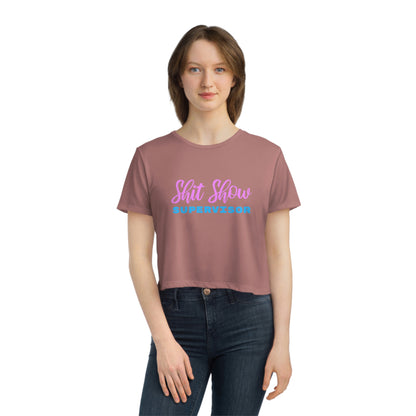 Shit Show Supervisor - Funny Women's Cropped Shirt