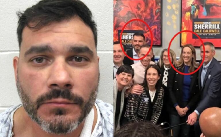 Democrat former mayor busted on sick charges, seen in photo with Governor Elect of New Jersey