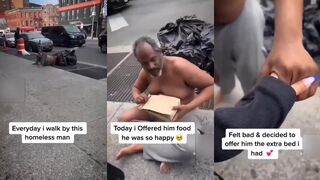 Woman starts family with homeless man