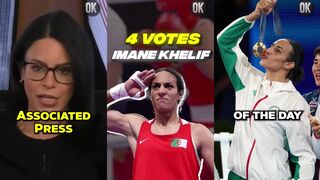 Imane Khelif received four votes for Female Athlete of the Year