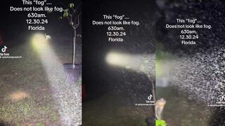 People keep posting videos of 'weird fog'