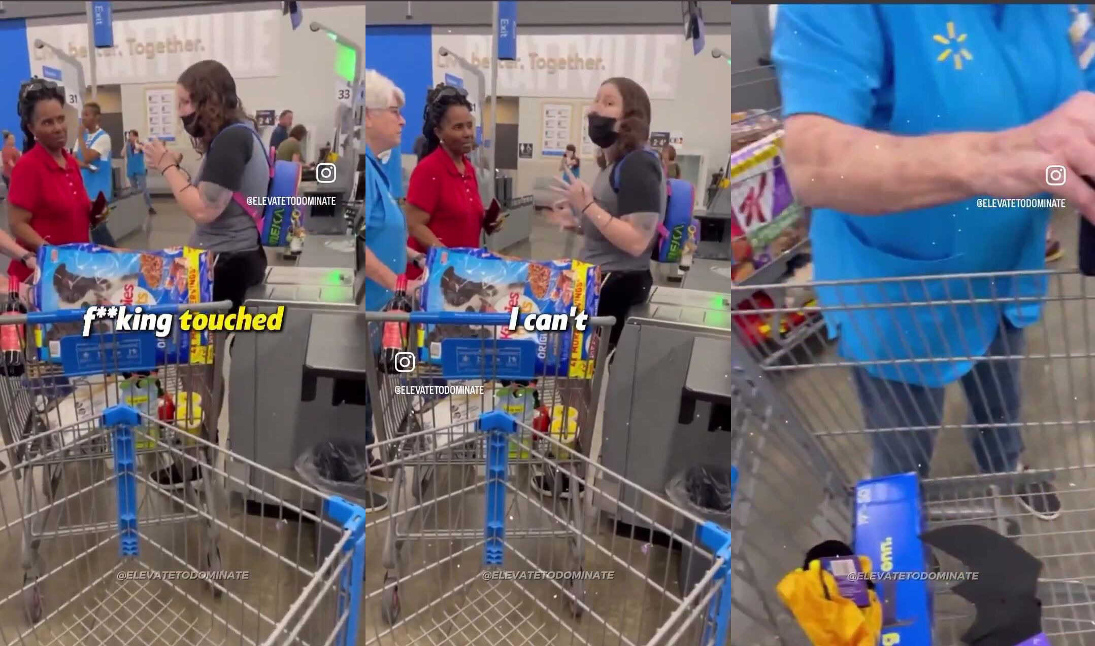 Unhinged Supermarket Freak Out Caught on Video (VIDEO)