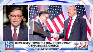 Mike Johnson responds to Trump endorsement