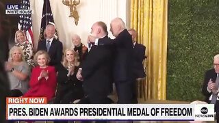 Man receiving award from Biden appeared in photo with Ryan Routh