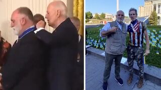 Man receiving award from Biden appeared in photo with Ryan Routh