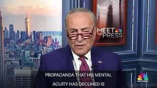 Chuck Schumer watches video, then says Democrats didn't LIE about Biden's decline