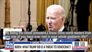 Biden snaps at reporters