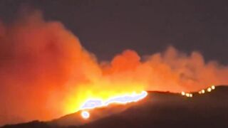 Hollywood Hills catches on fire, triggering evacuations