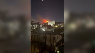 Hollywood Hills catches on fire, triggering evacuations