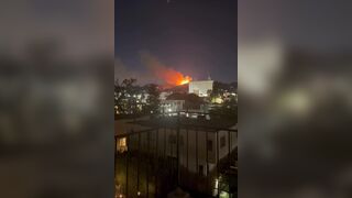 Hollywood Hills catches on fire, triggering evacuations