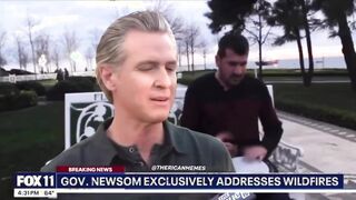 Gavin Newsom meme video with catchy song