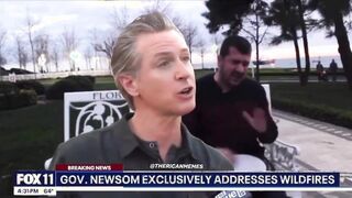 Gavin Newsom meme video with catchy song