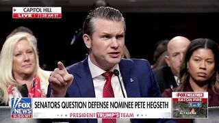 'That's not gonna happen in Donald Trump's pentagon' - Hegseth