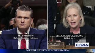 Gillibrand, who never served in the military, lectures Pete Hegseth about women in the military