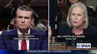 Gillibrand, who never served in the military, lectures Pete Hegseth about women in the military