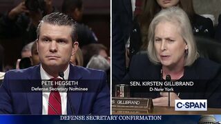 Gillibrand, who never served in the military, lectures Pete Hegseth about women in the military