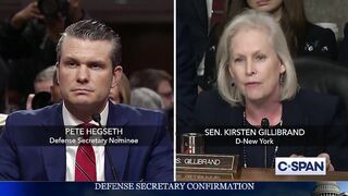 Gillibrand, who never served in the military, lectures Pete Hegseth about women in the military