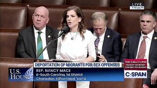 Mace destroys Dems who voted against deportations of violent illegals