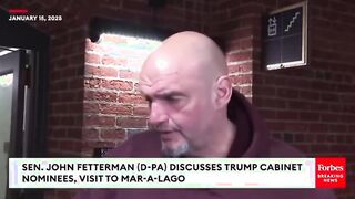 'I was glad to do it' - Fetterman on meeting with Trump