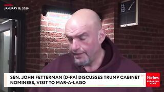 'I was glad to do it' - Fetterman on meeting with Trump