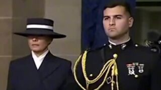 Melania Trump had the most grand entrance