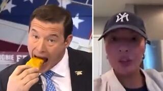 Carl Higbie 'casually eating tacos while talking about deporting illegal immigrants'