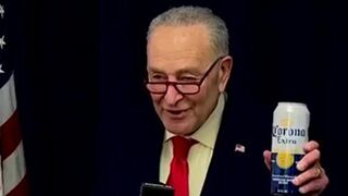 Schumer claims most of the beer 'comes from Mexico' while trying to insult Trump