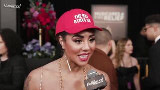 'I love to see rapists, human traffickers deported' - Joy Villa at the GRAMMYs