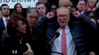 Chuck Schumer screams like a maniac after USAID faces accusations