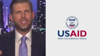 'People need to go to JAIL for some of this reckless spending'- Eric Trump