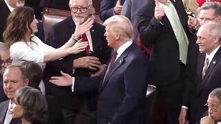 Nancy Mace shares moment with Trump after speech