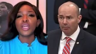 Sen. Mike Lee corrects Jasmine Crockett, who LIED about a law