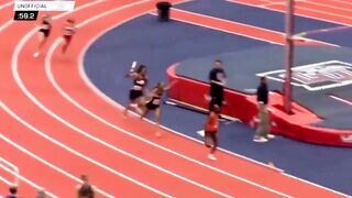 High school track runner gets attacked with a baton during race