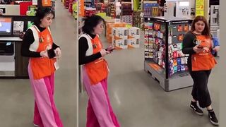 Home Depot workers fall for "left-handed hammer" trick