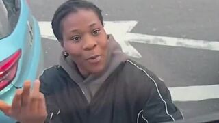 woman vs truck, who ya got?