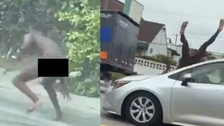 Future doctor jumps out window naked, gets hit by car