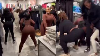 Atlanta dancers twerking in a Lululemon