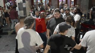 Bikers vs gang in Texas street fight