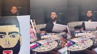 Couple paints each other, but he's in big trouble