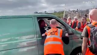Protesters vs people who don't like protesters