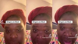 Lady says that all gingers are black people. Wait, what?