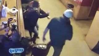 beta boy gets dropped at a biker bar