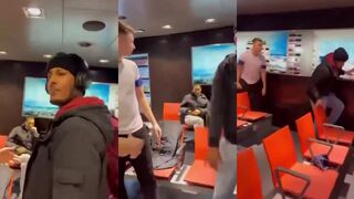 Migrant messed with the wrong guy!