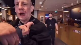 Dude gets physically TOSSED out