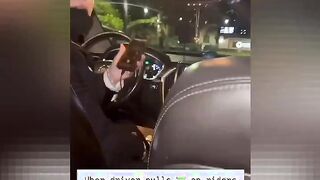 Rideshare driver pulls GUN because the passenger refused to get out