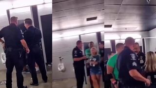 Eagles fans busted in bathroom stall