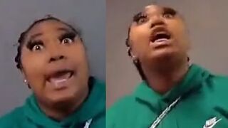 "Don't touch me!" Woman crashes out on cops during arrest