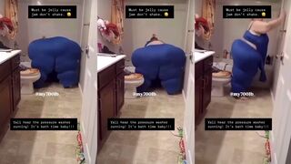 700lb woman shows daily struggles in bathroom