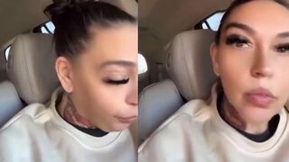 Woman's filter is holding on for dear life