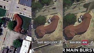 Building has a very odd design